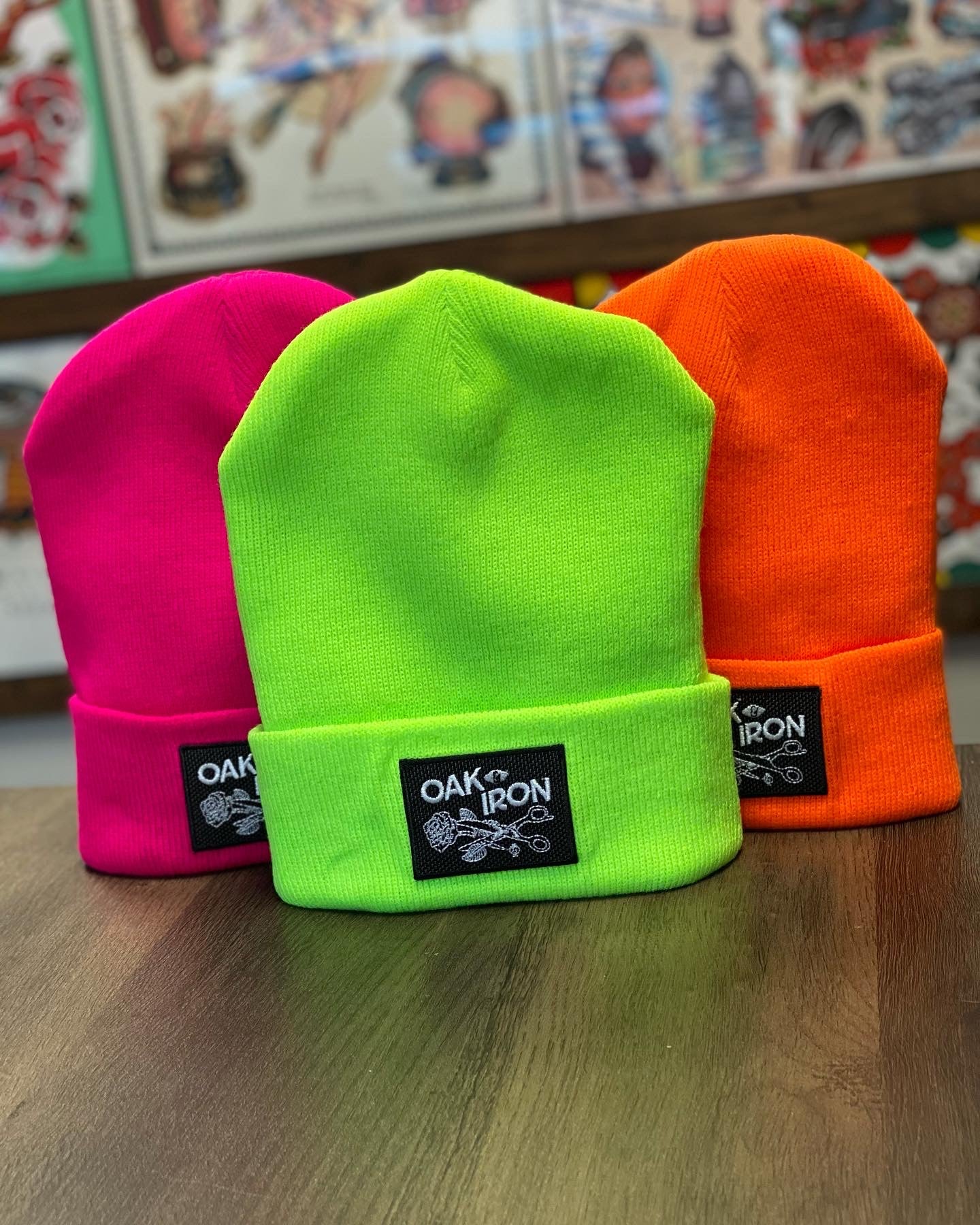 Neon Green Beanie