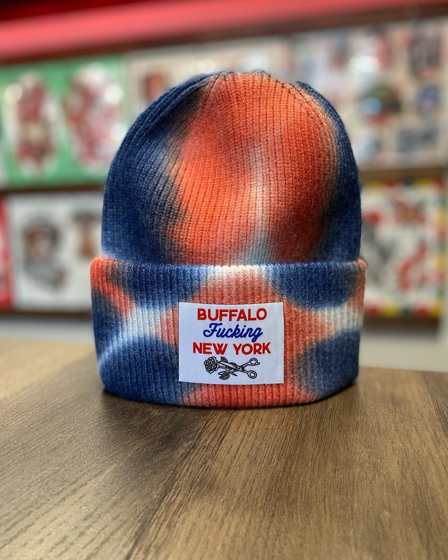 Tie Dye BFLO Beanie