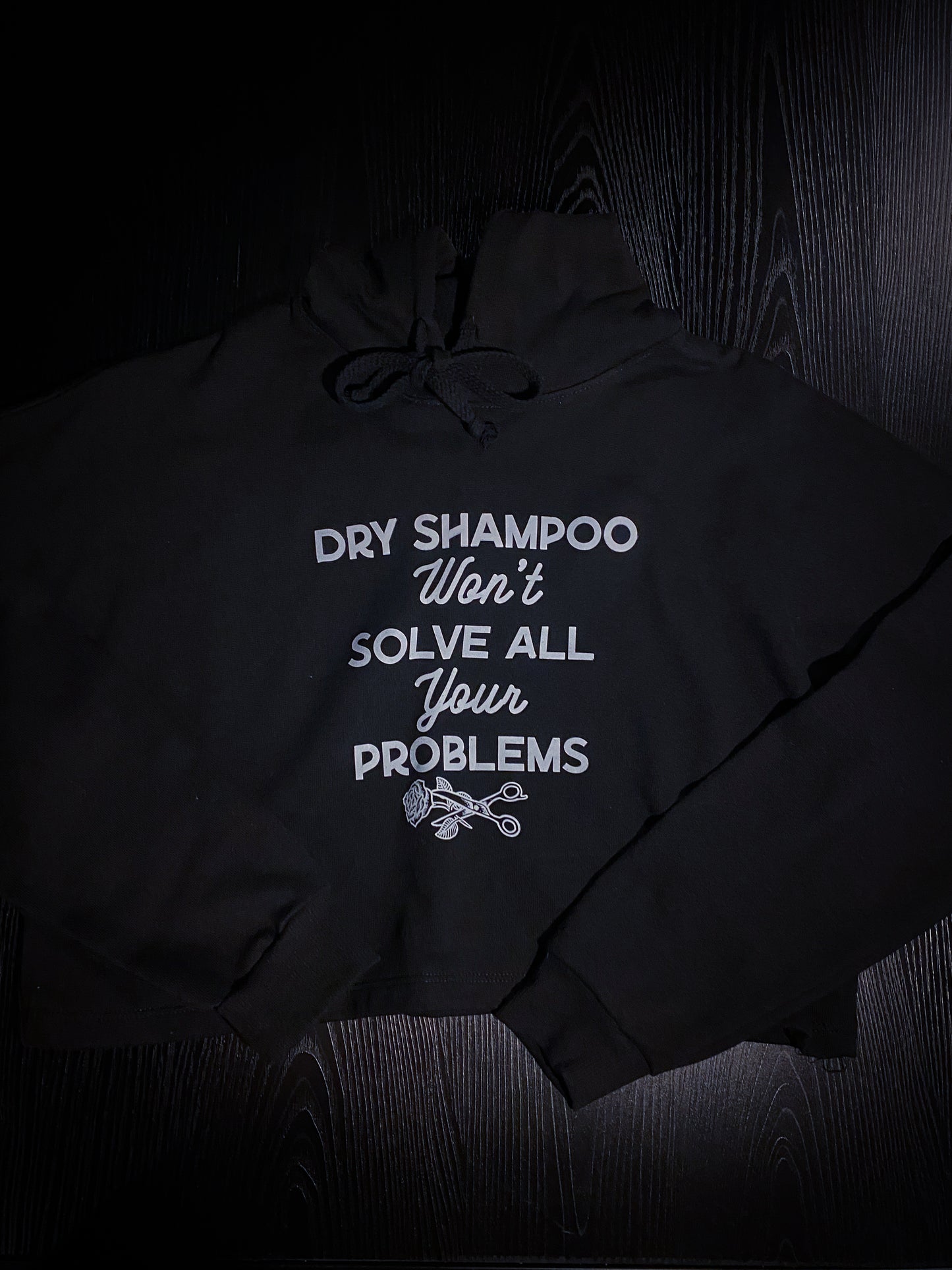 Dry Shampoo Cropped Hoodie