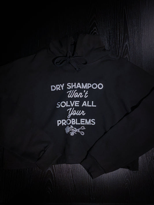 Dry Shampoo Cropped Hoodie